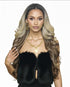 Brown Blonde Wavy Lace Front Wig. Echo