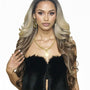 Brown Blonde Wavy Lace Front Wig. Echo