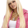 Blonde Long Straight Wig. Dali