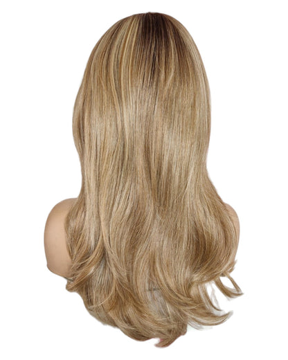 Honey Blonde Fringe Bangs Bardot Wig