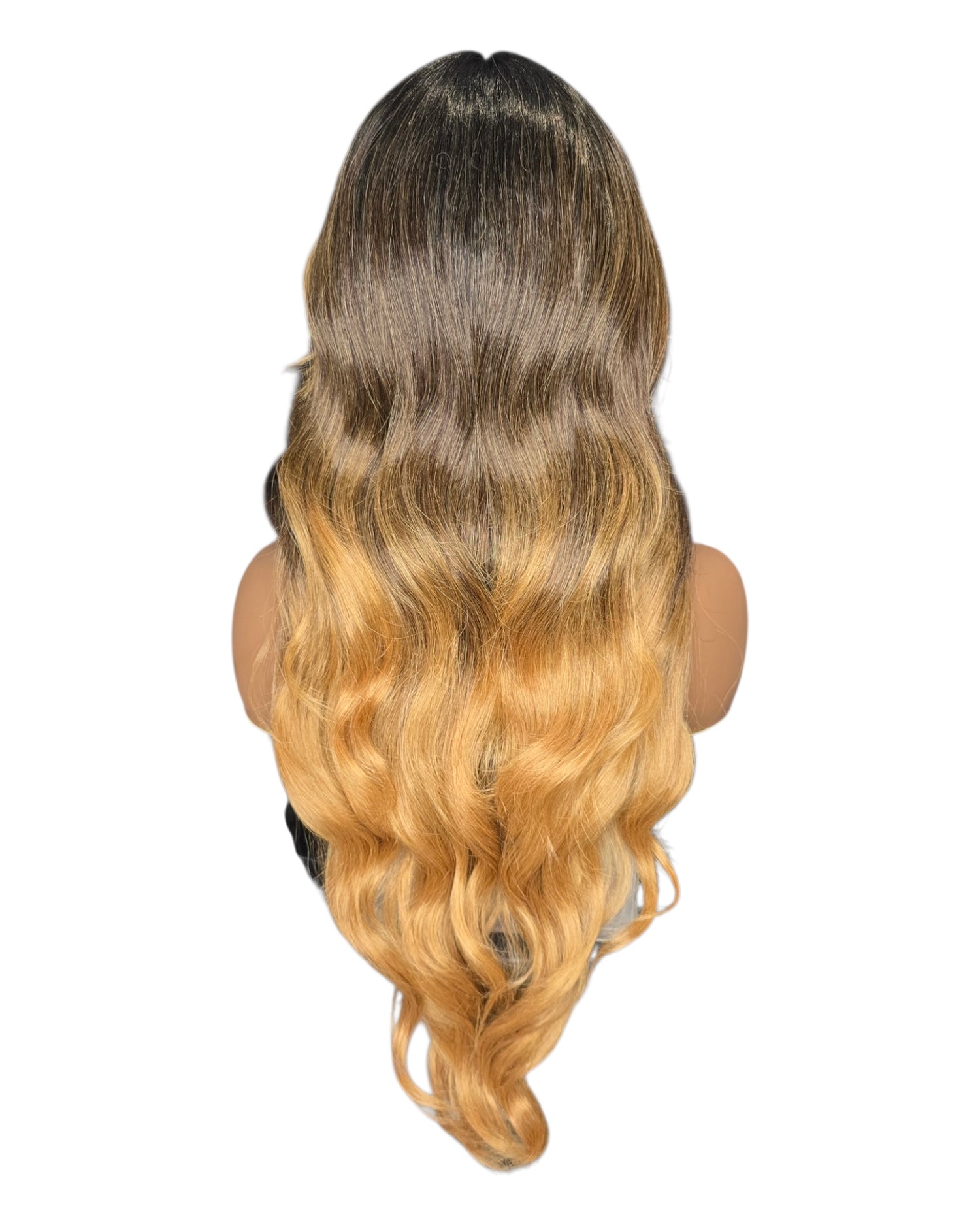 Caramel Ombre Lace Front Wig. Baye