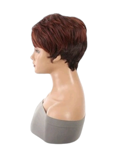 Copper Red Ombre Short Chic Wig. Emmie