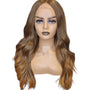 Brown Caramel Wavy Lace Front Middle Part Wig  Tamsin