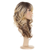 Jen Ombre Tri Tone Human Hair Blend Wig