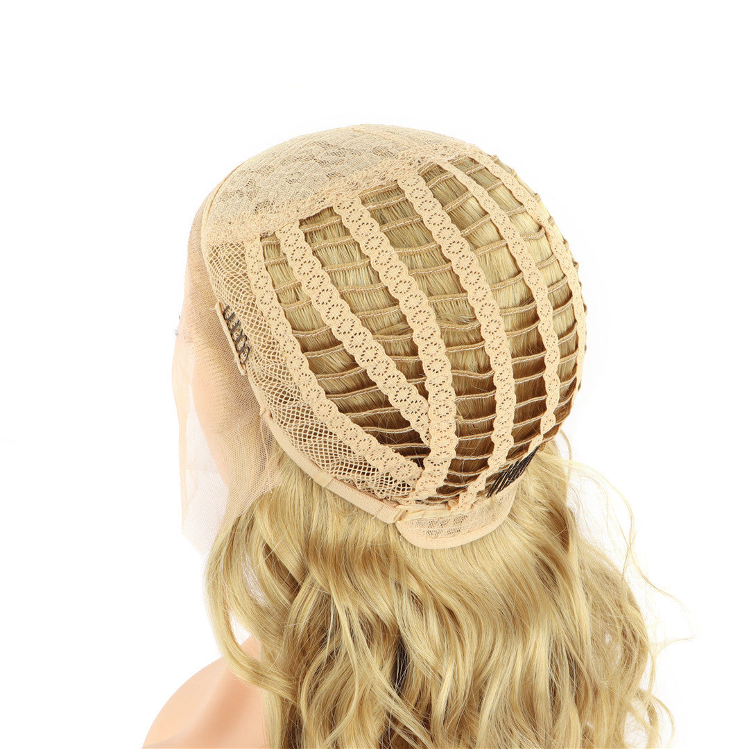 Golden Blonde Shoulder Length lace Front Wig