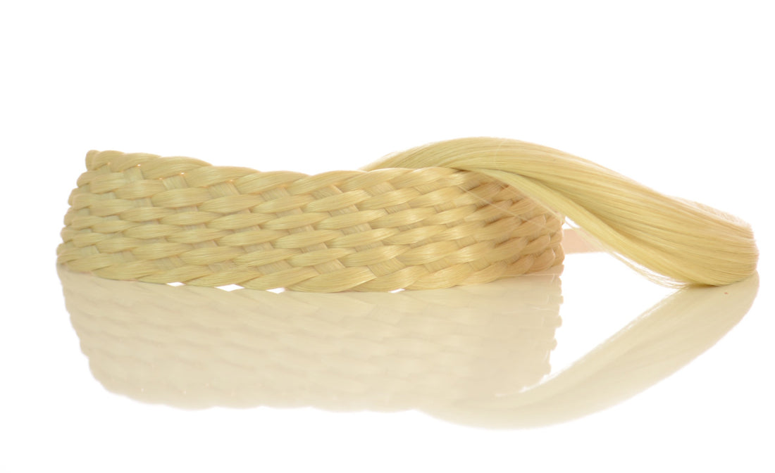 Elasticated Rattan Headbands Monroe Blonde