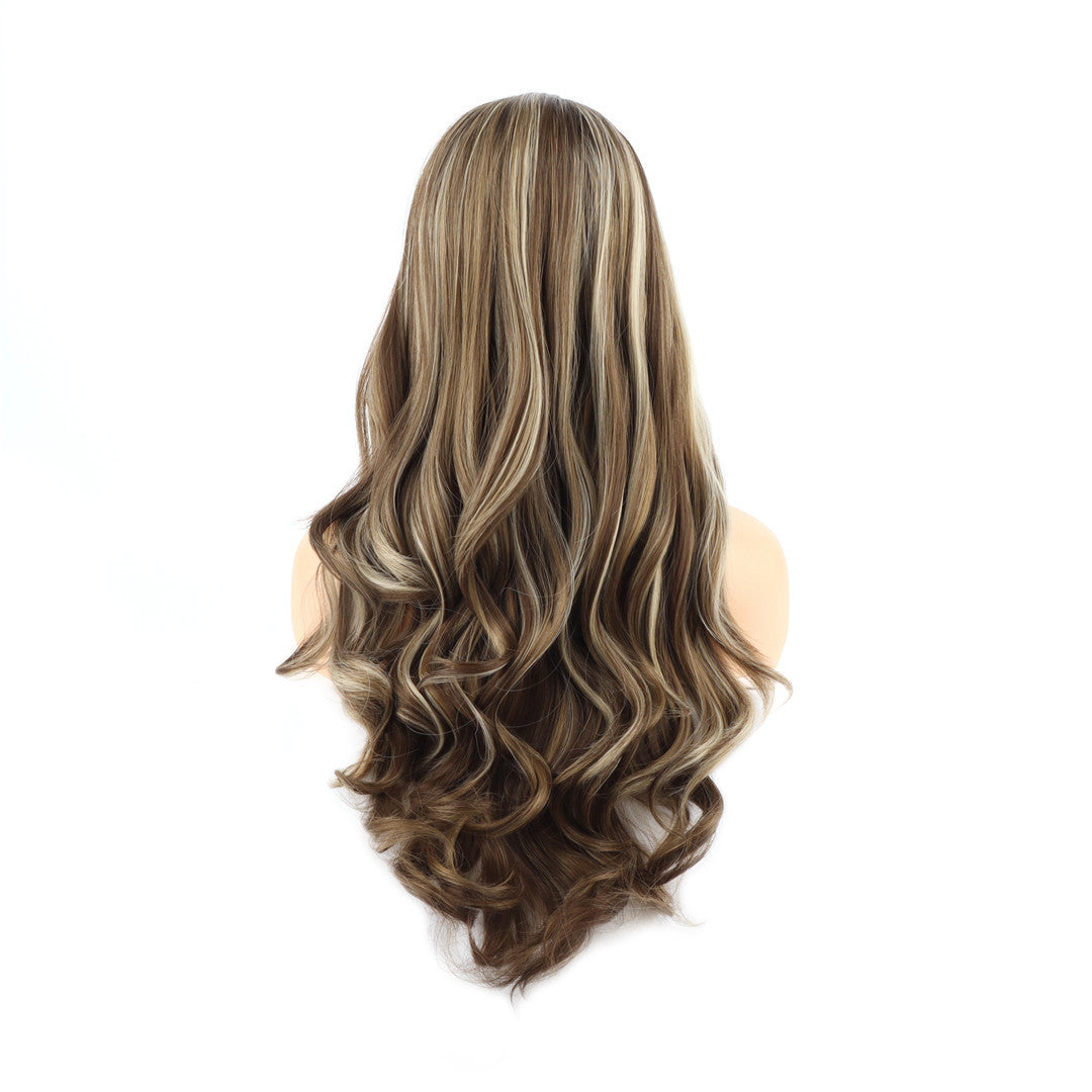 Long Wavy Brown Blonde Balayage June Lace Front Wig