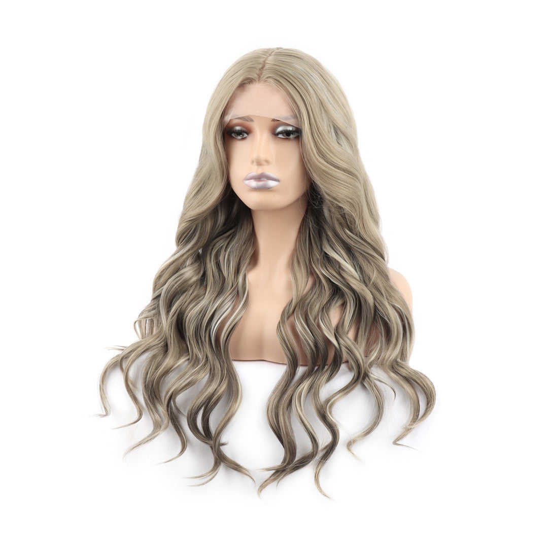 Multi tonal Silver Ash Blonde Wig. August