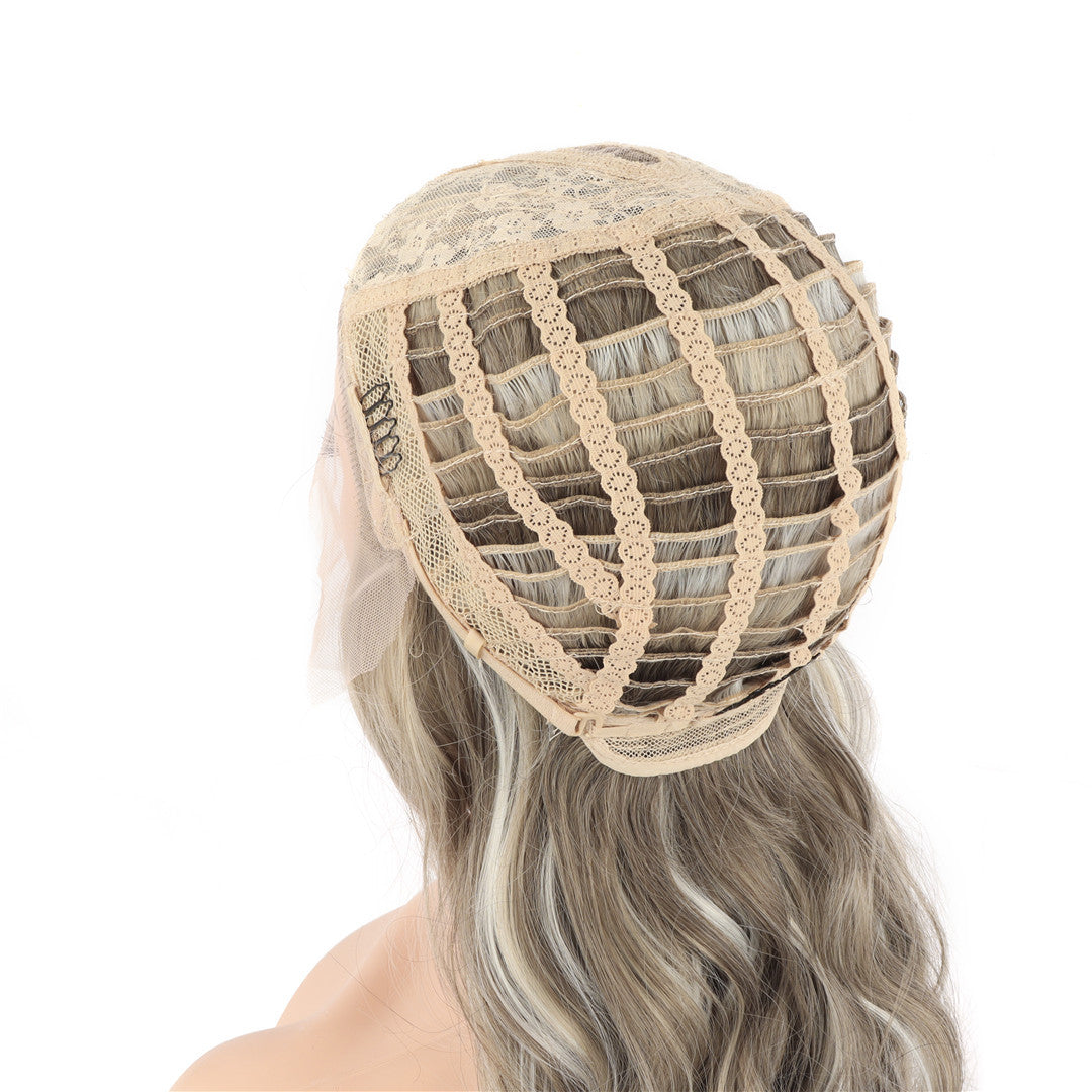 Lace Wig Cap. August Silver Blonde Wig