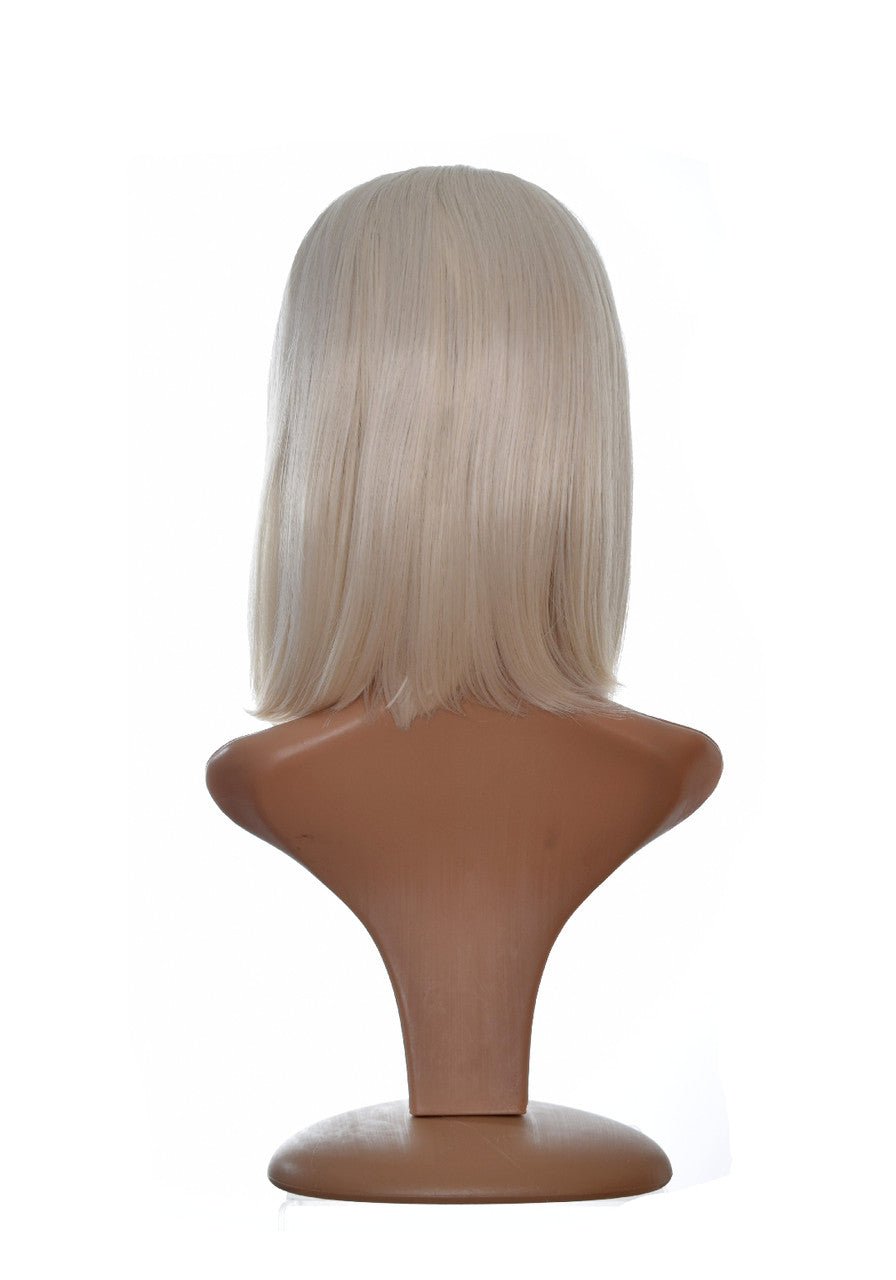 Blonde Centre Part Lace  Wig. Sleek Straight Bob Style Wig.