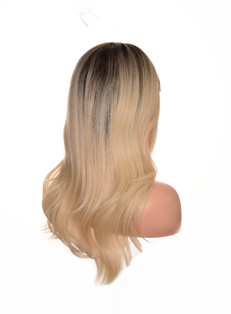 Blonde Long Wavy Wig. Kymmy Rooted Blonde