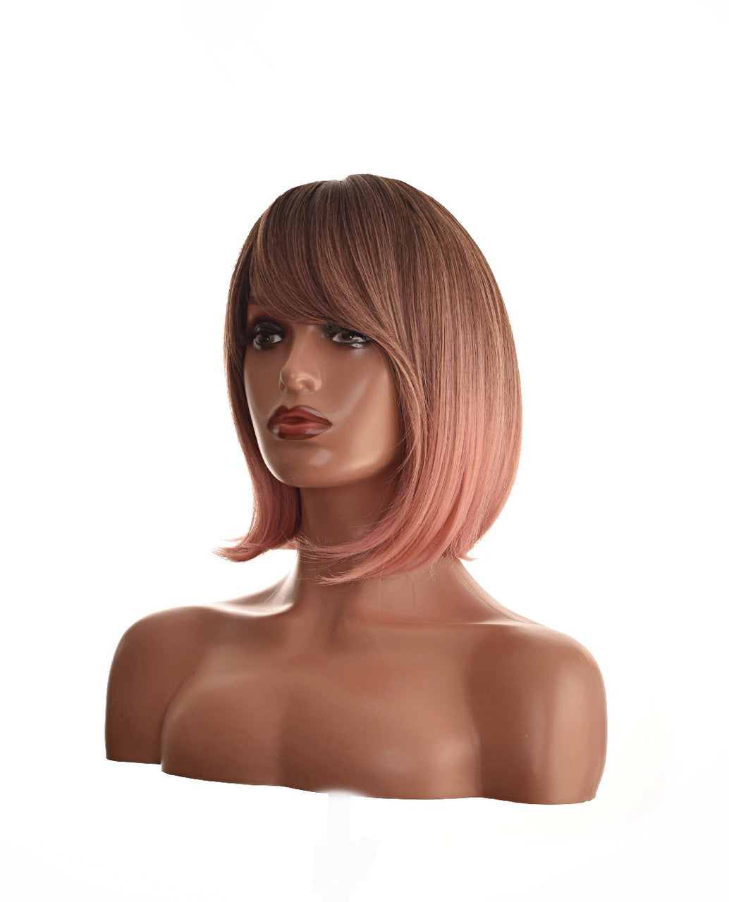 Blush Pink Ombre Bobbed Style Katy Wig 