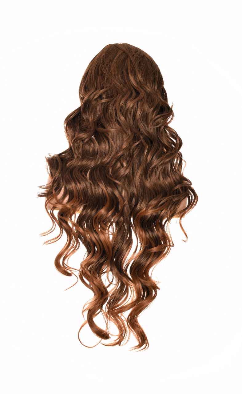 Extra Long Ombre Brown Lace Front Wig. Jasmine