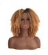 Caramel Spiral Curls Lace Front Wig. Fleur
