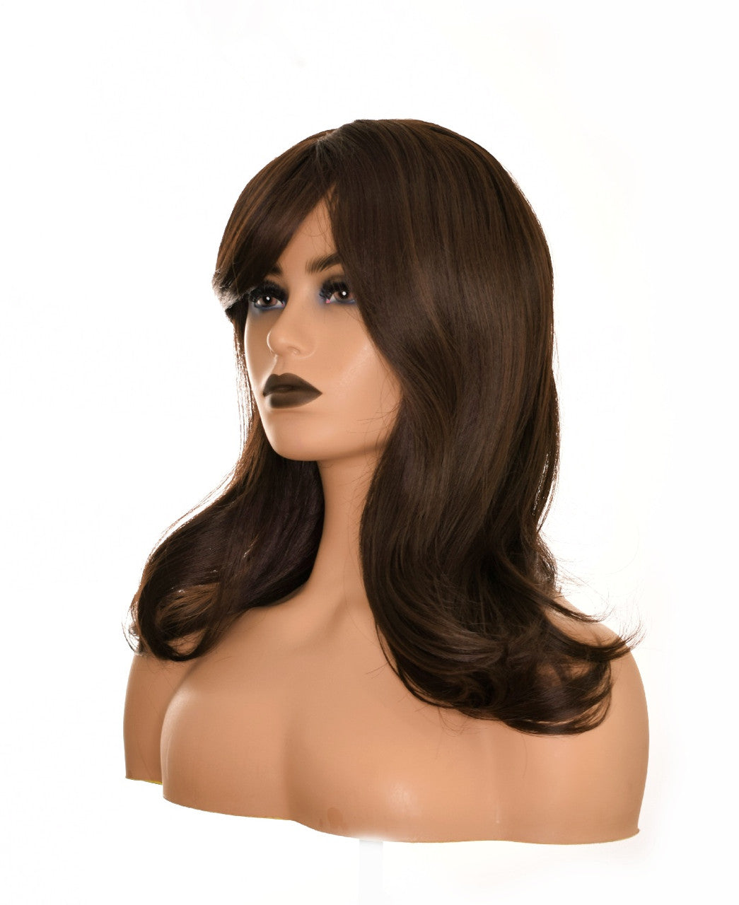 Dark Brown Shoulder Length Parriss Wigs
