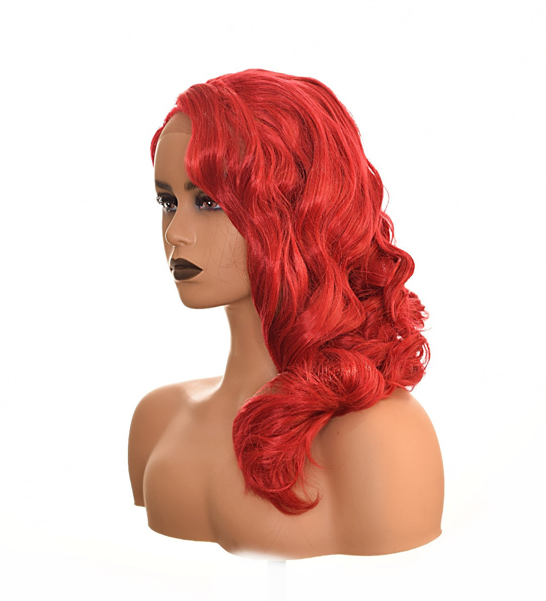  Deep Red Pin Up Lace Front Wig. Rhea 