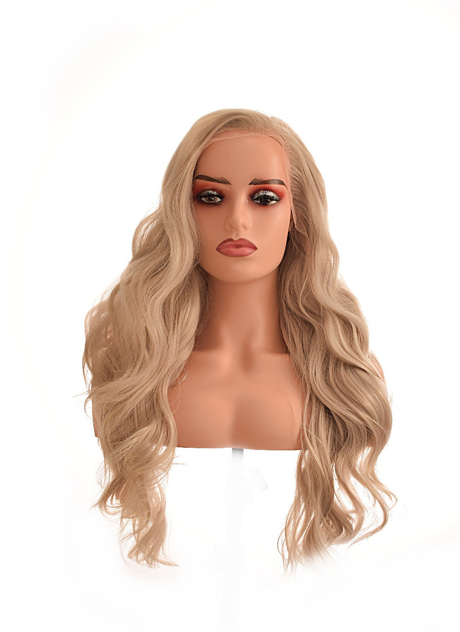 Steel Blonde Lace Front Wig.  Silver Blonde Molly Wig 